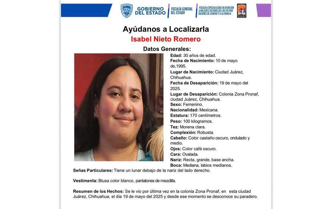 MAESTRA DESAPARECIDA