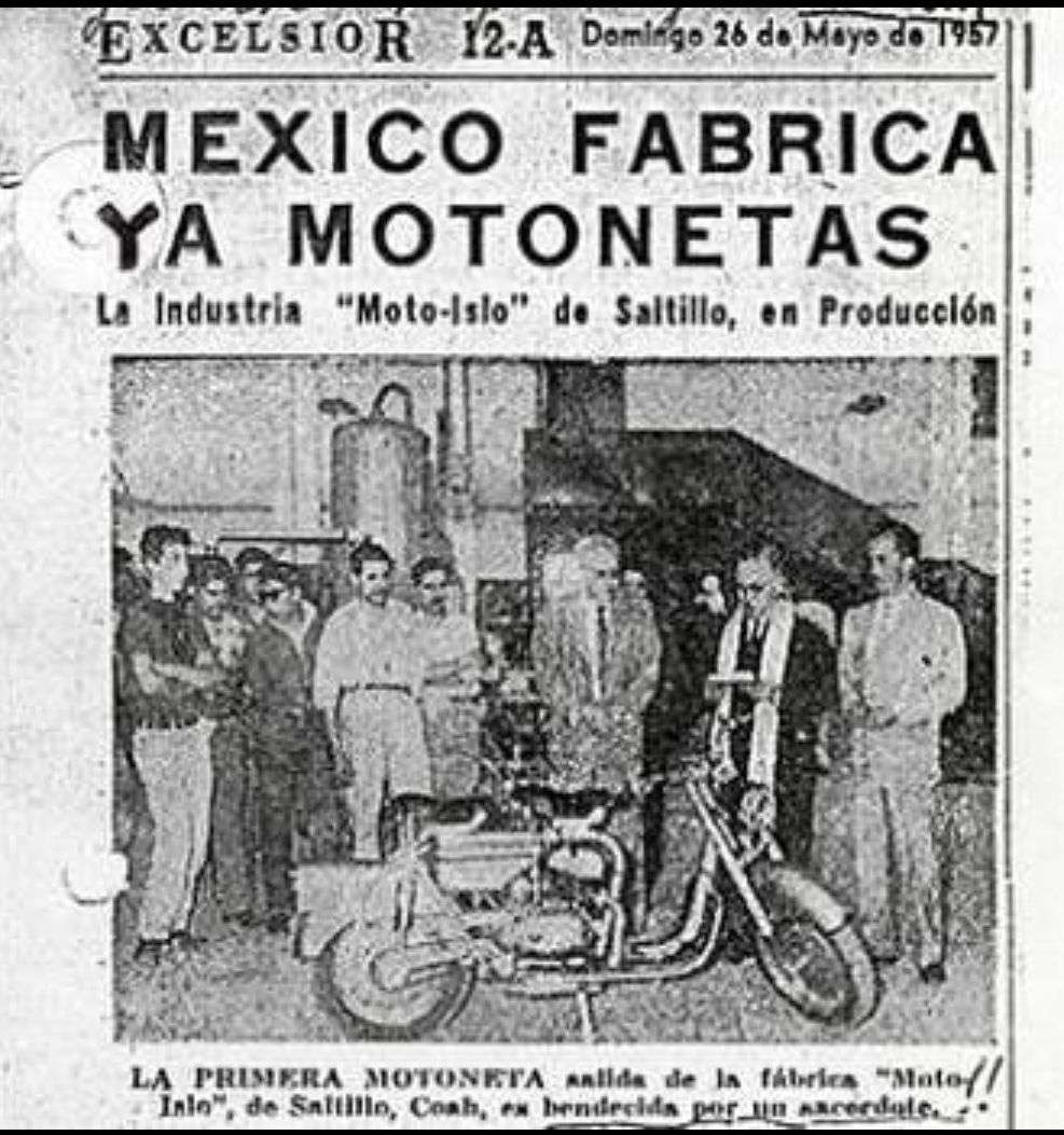 Islo, la exitosa primera motocicleta mexicana