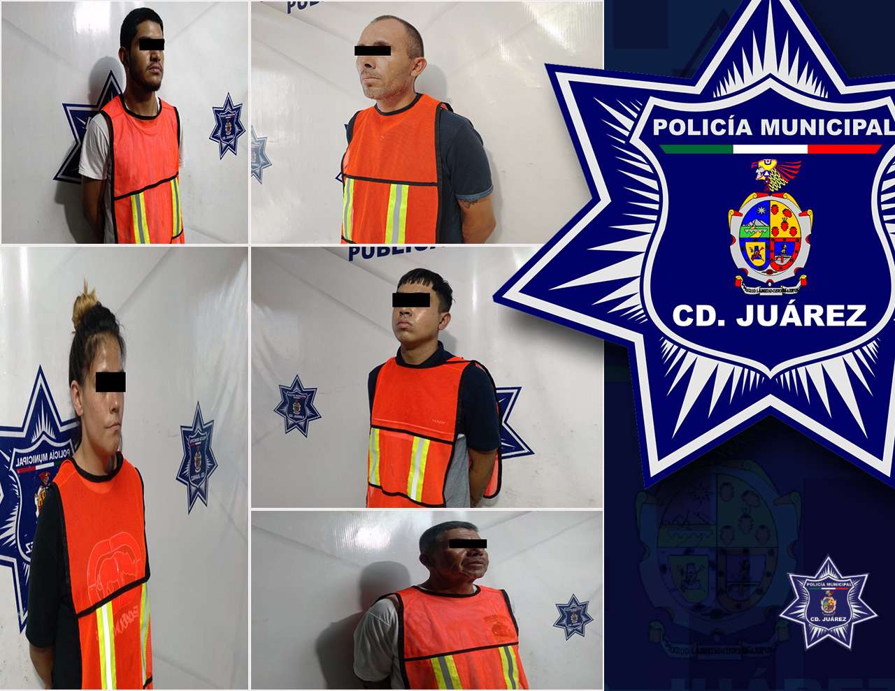 Detienen a cinco prófugos de la justicia 