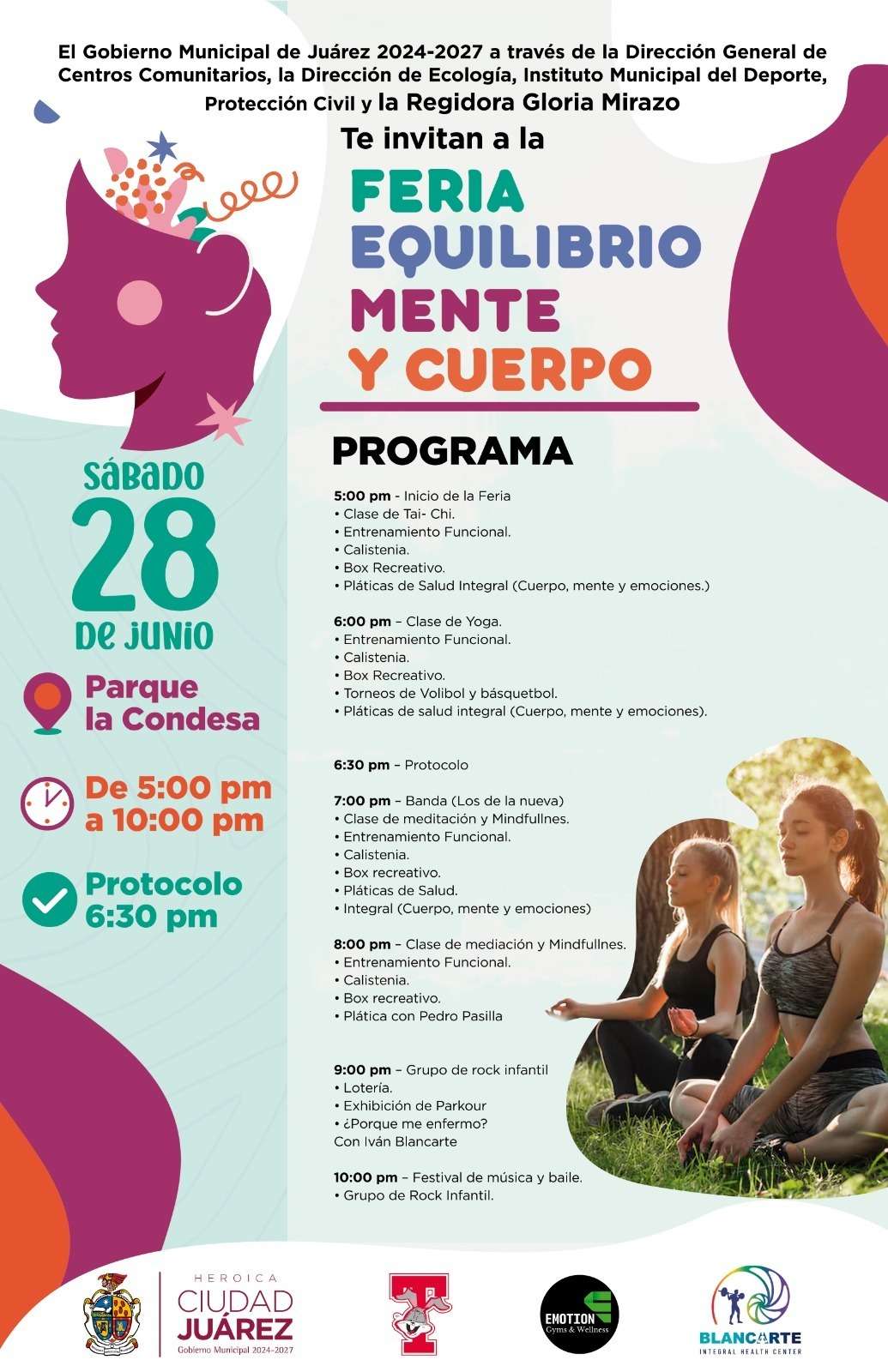 Invitan a Feria Equilibrio, Mente y Cuerpo