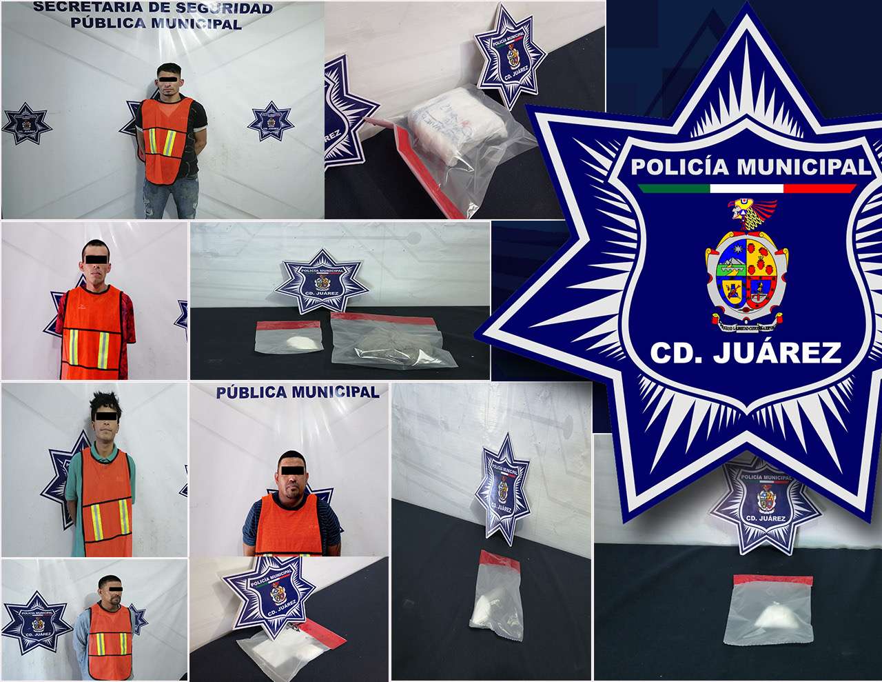 Arrestan a seis personas acusadas por delitos contra la salud