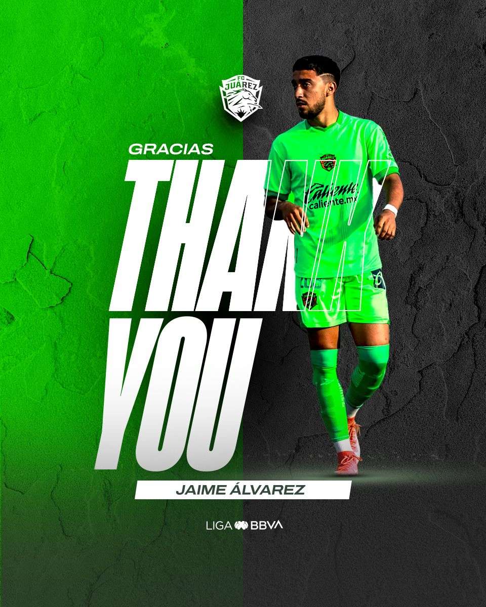Termina préstamo de Jaime Álvarez en Bravos