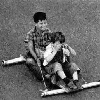 Carritos de baleros: cuando los niños no usaban frenos
