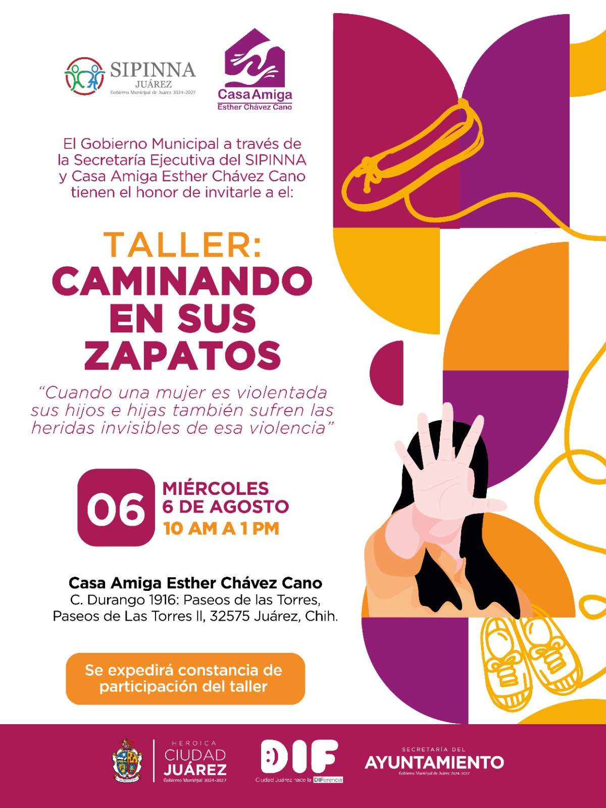 Ofrecen hoy taller sobre impacto de violencia en mujeres y niñez