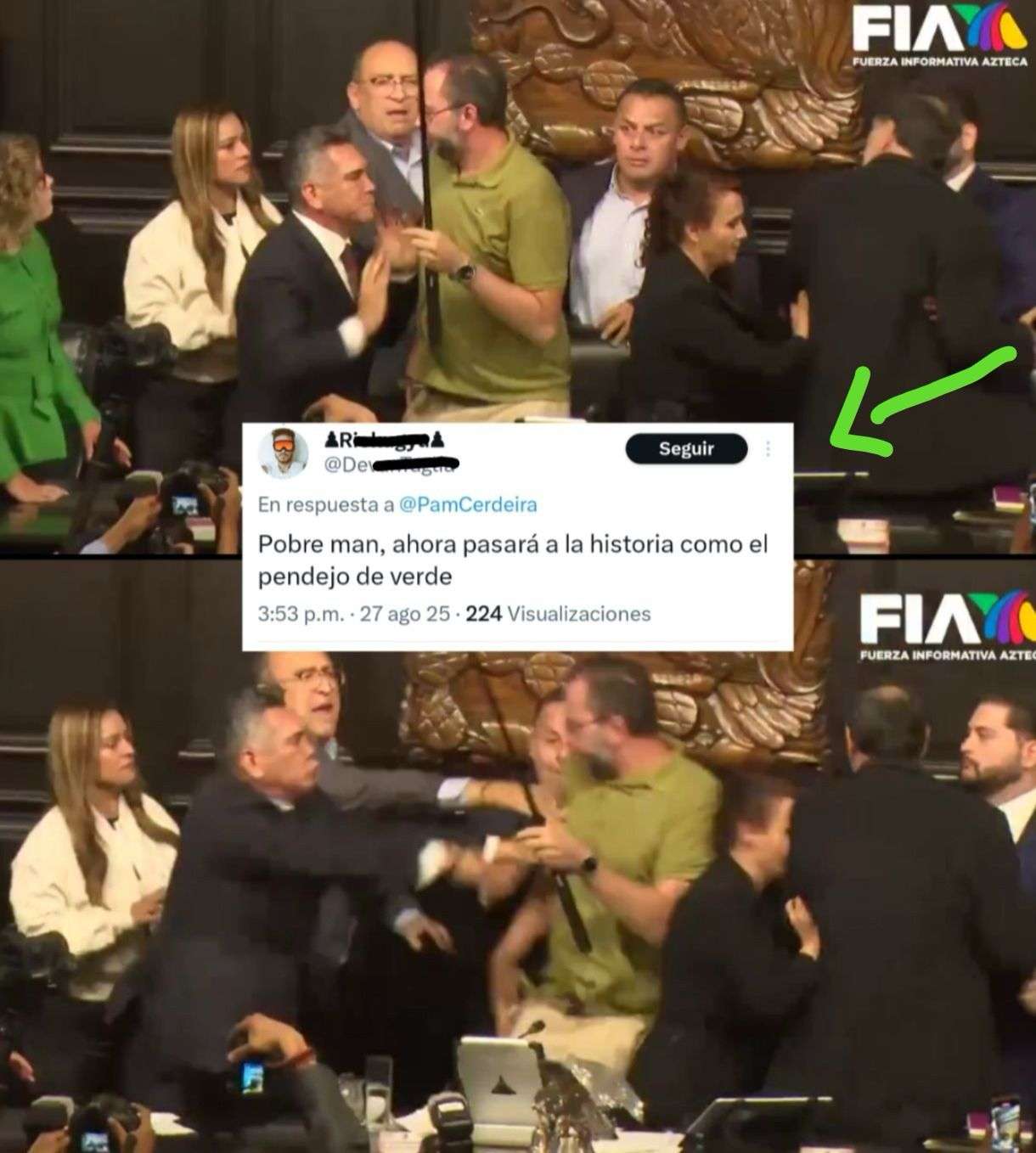 El de verde…