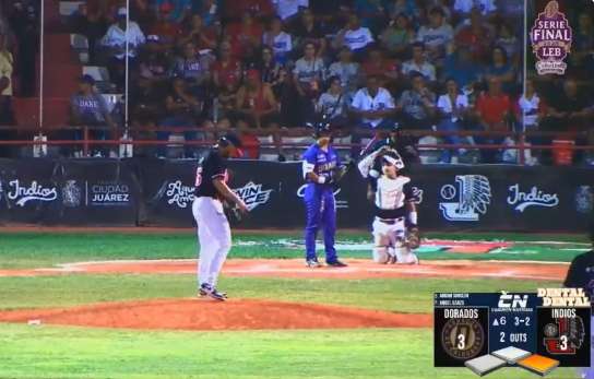 Empatan Dorados a Indios 3-3