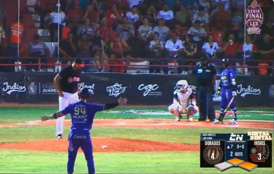 Desempatan Dorados a Indios con 4-3