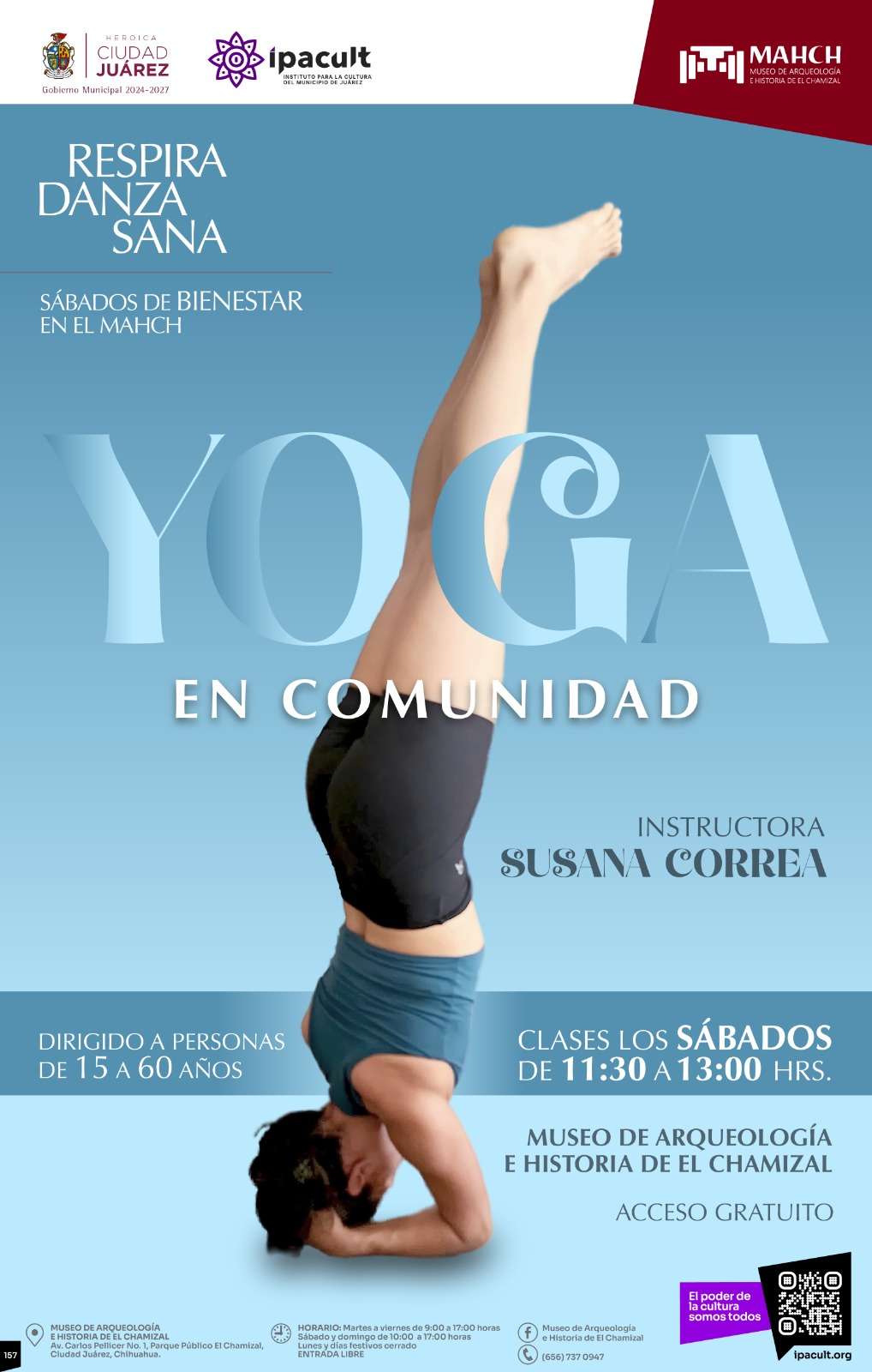 Ofrecen clases de yoga gratuitas en el Museo de Arqueología 