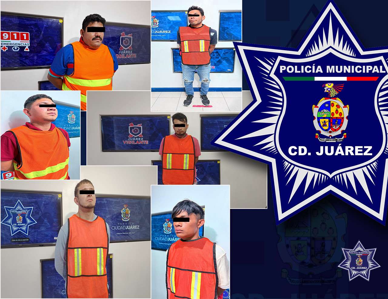 Arrestan a seis personas por violencia familiar | El Bordo