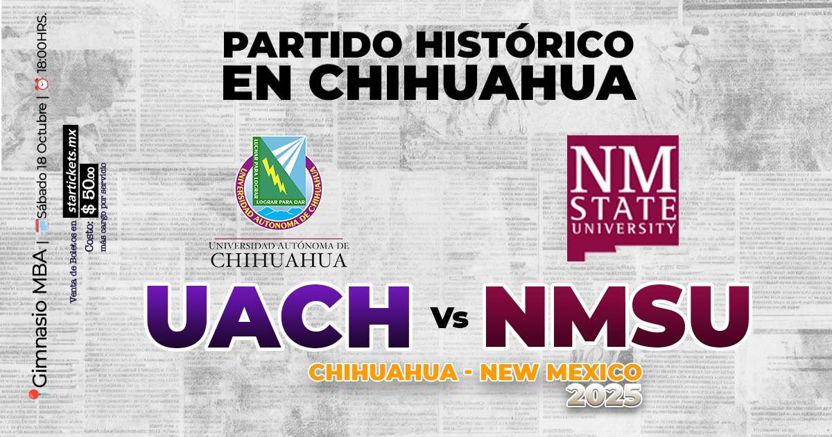 Alistan el MBA para el juego binacional Uach contra Nmsu