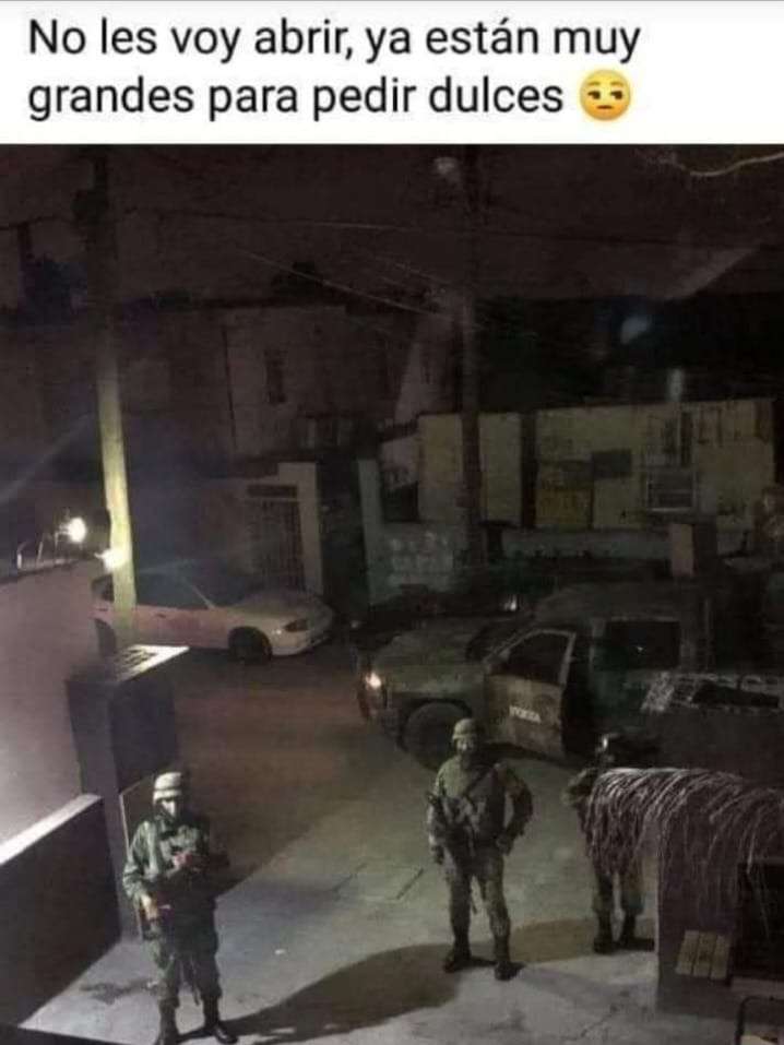 Ya están muy grandes para pedir dulces…