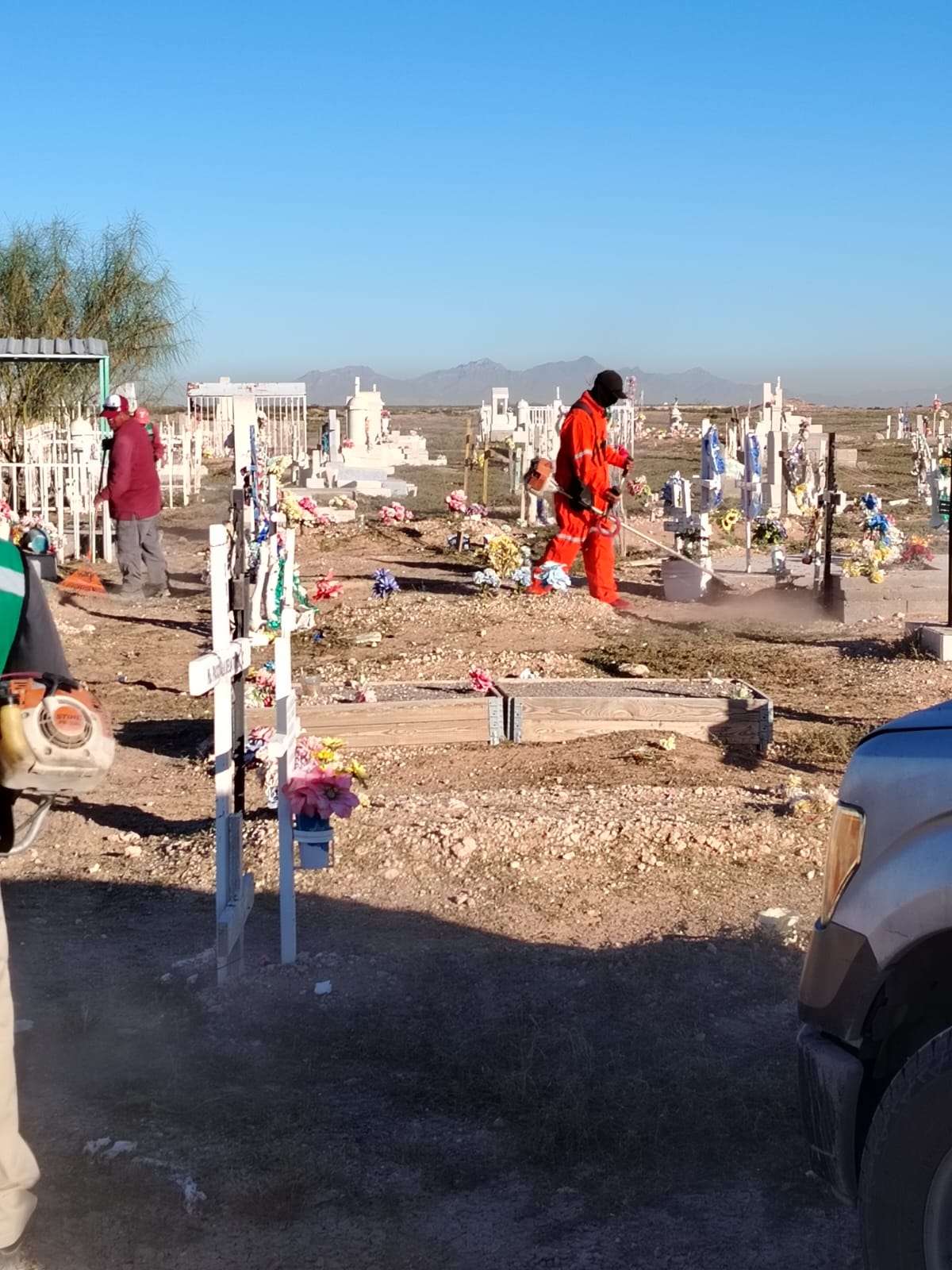 Realizan operativo especial en panteones por Día de Muertos | El Bordo