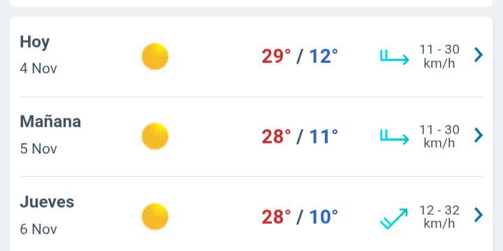 Día soleado con temperatura hasta 29°C en Juárez 