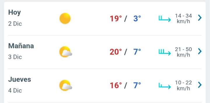 Día soleado con temperatura hasta 19°C en Juárez 