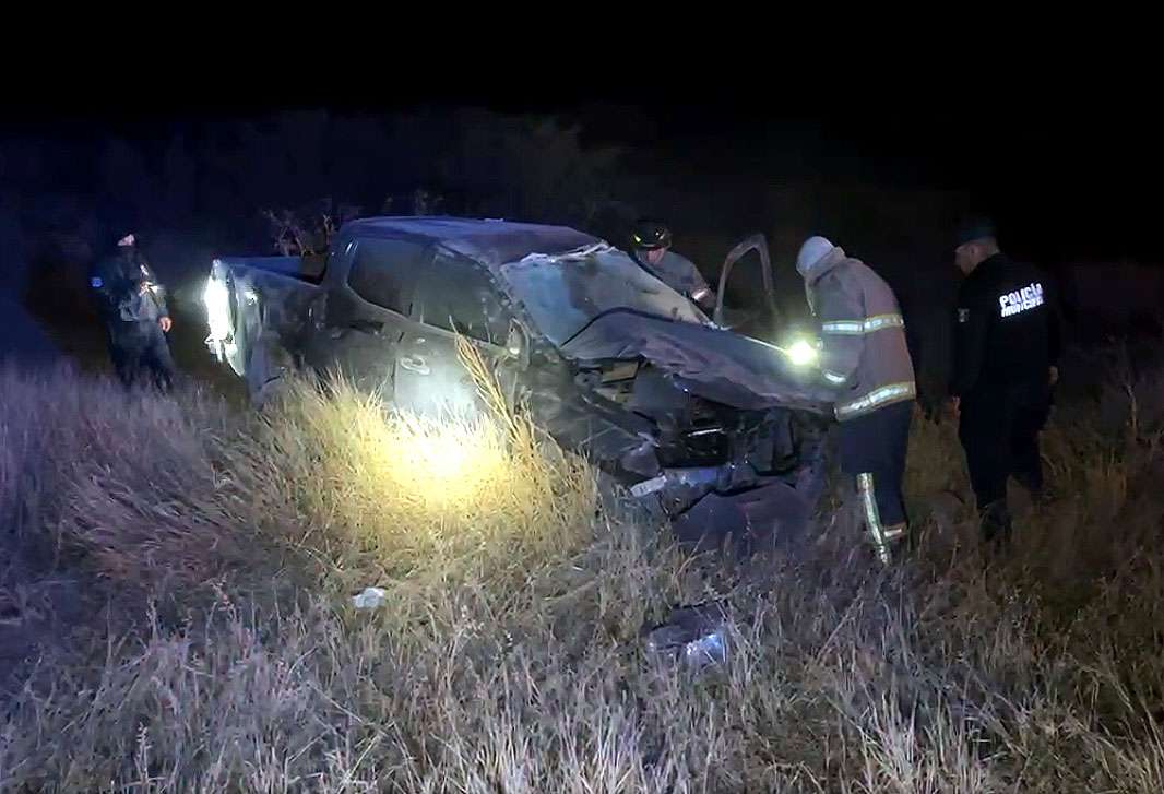 Vuelca troca en la carretera Chihuahua a Aldama; 1 lesionado