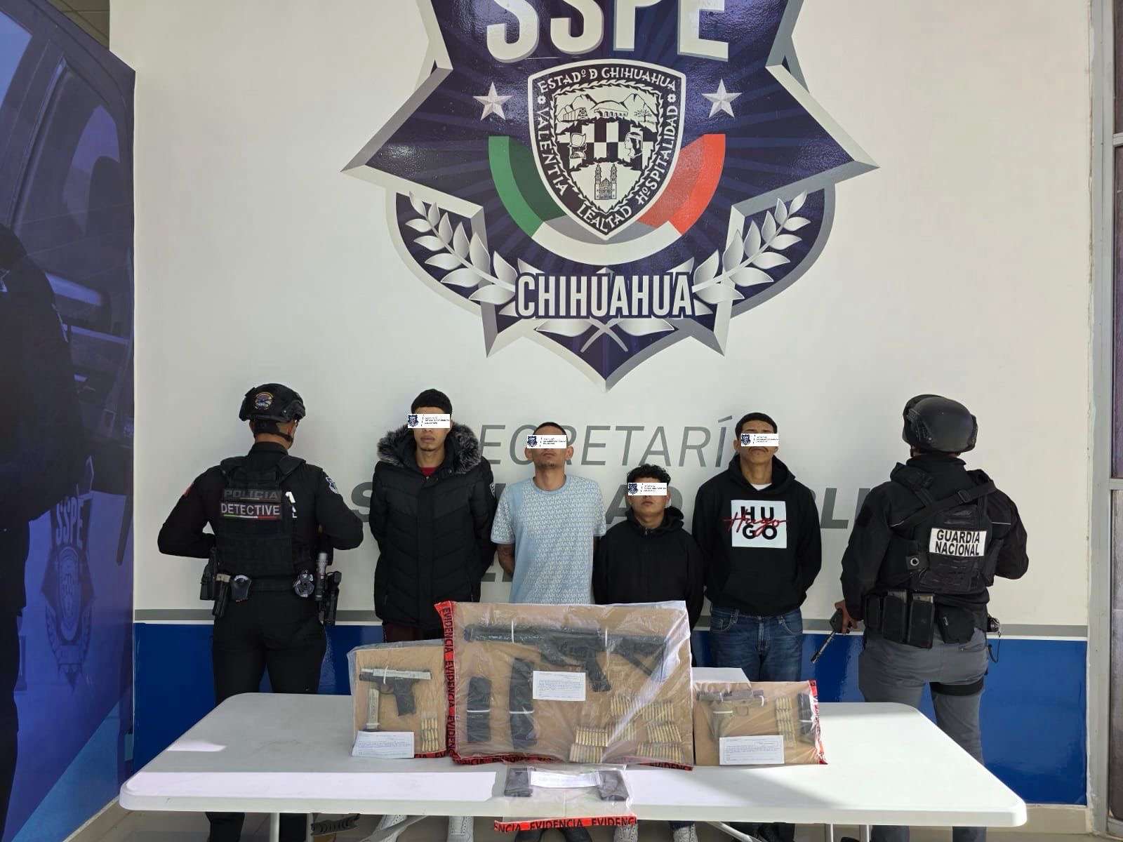 Caen cuatro armados; los ligan a homicidios en Juárez