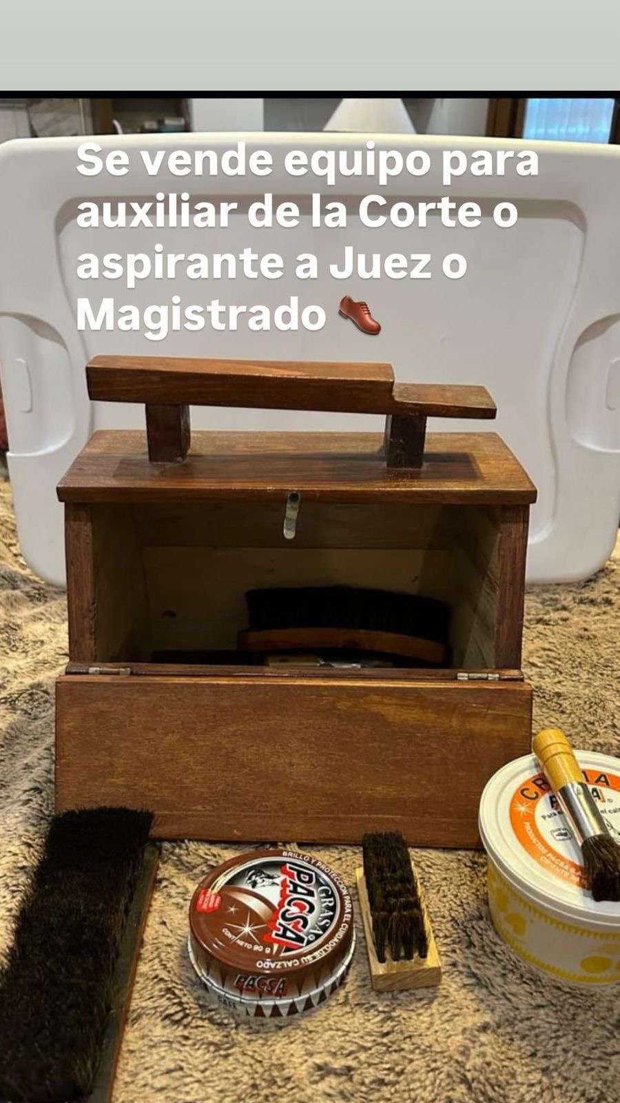 Equipo para aspirante a juez