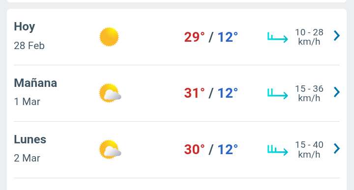 Día soleado con temperatura hasta 29°C en Juárez 