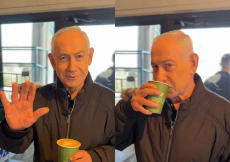 Reaparece Netanyahu con irónico video tras rumores de su muerte