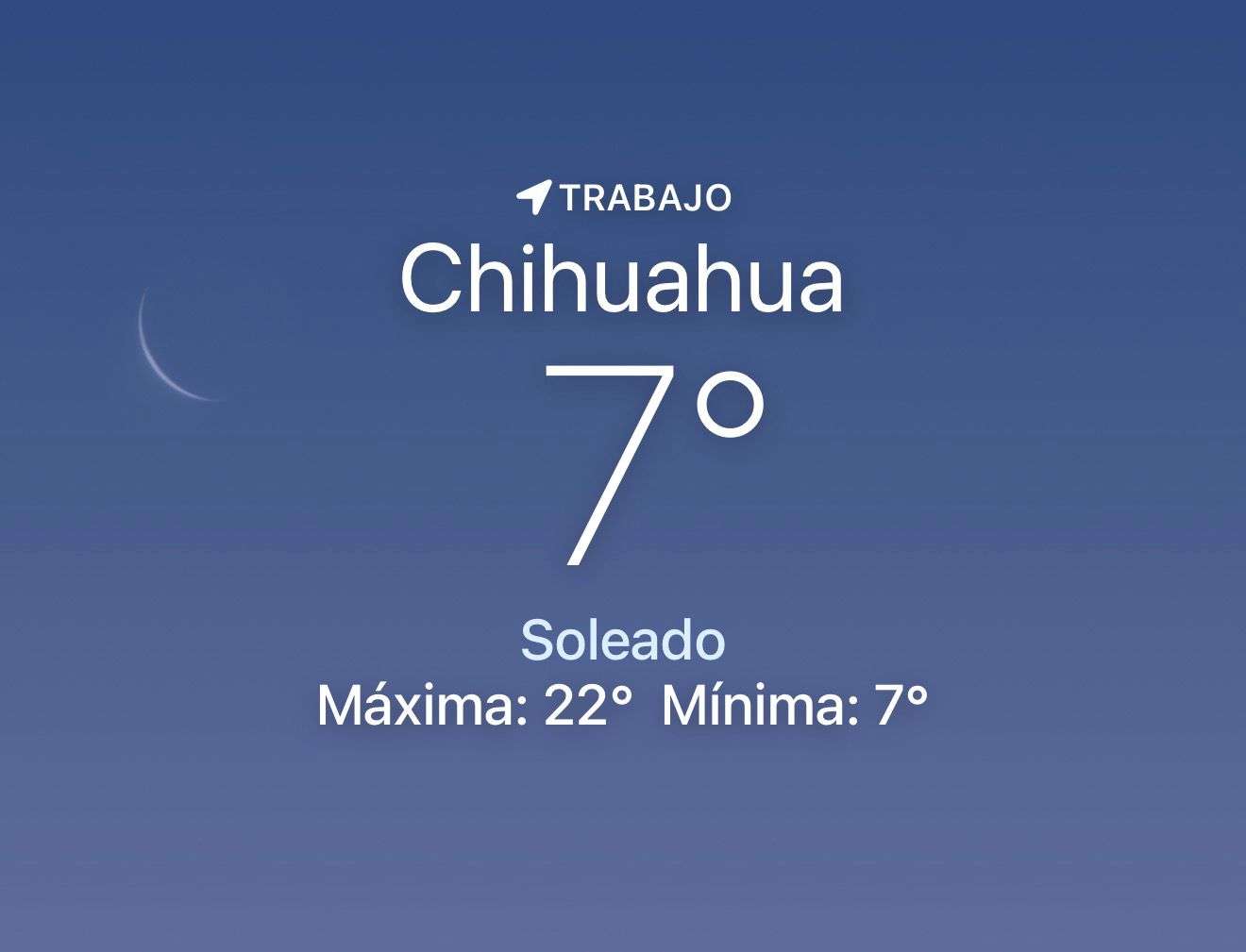 Se espera mañana soleada con temperatura de 7 grados centígrados 