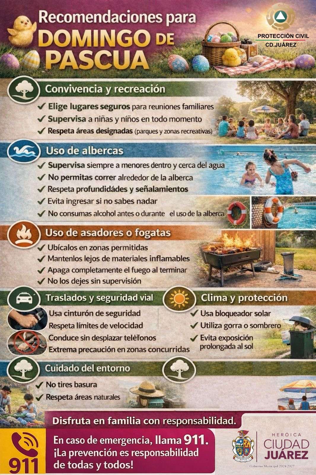 Emiten recomendaciones para celebrar Domingo de Pascua 