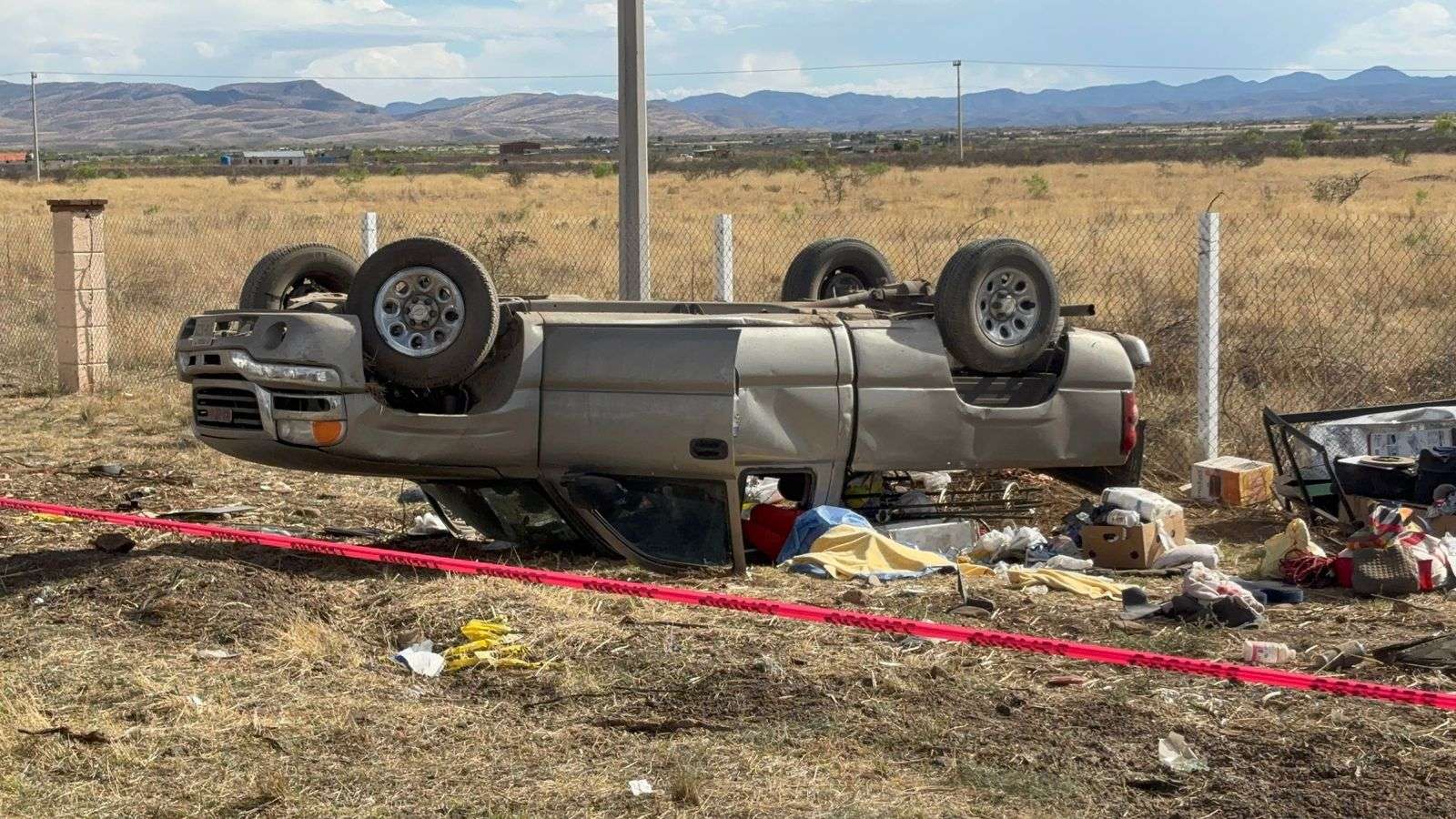 Identifican a mujer fallecida en volcadura rumbo a Juárez 