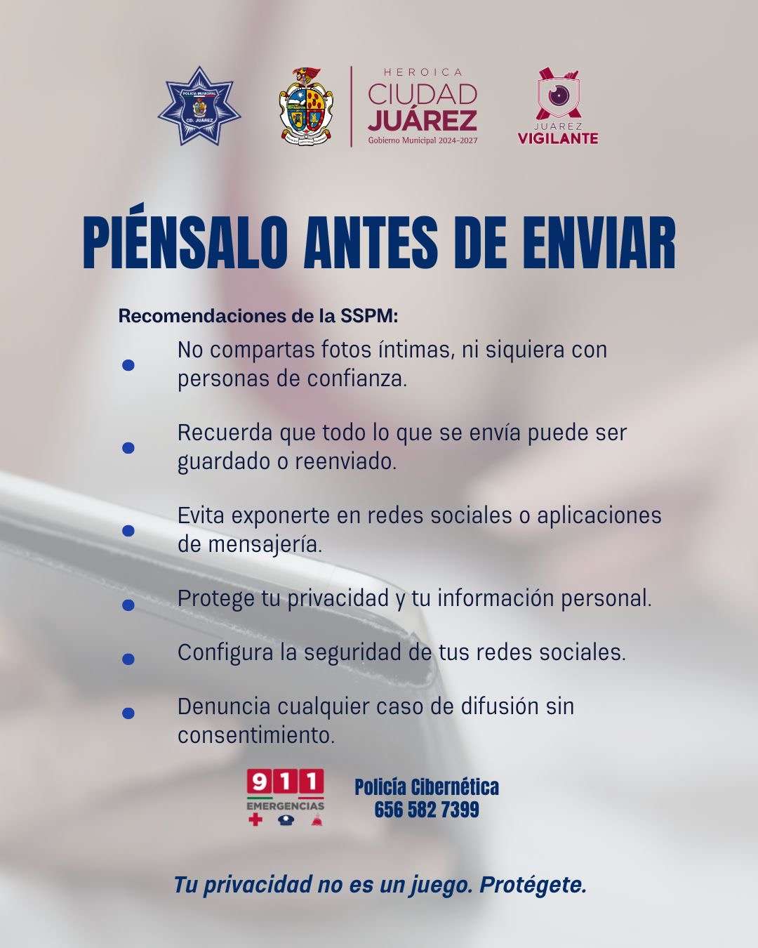 Alertan a no compartir contenido íntimo en redes sociales