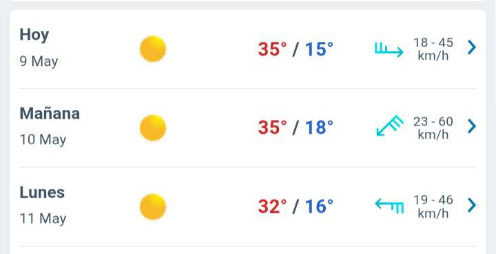 Día soleado con temperatura hasta 35°C hoy en Juárez 