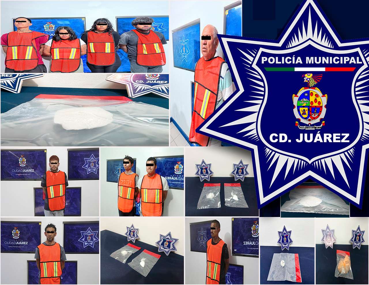 Arrestan a 10 por delitos contra la salud