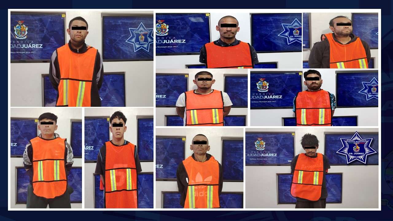 Detienen a nueve personas con órdenes de aprehensión vigentes | El Bordo