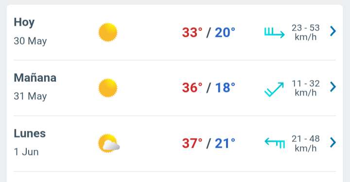 Día soleado con temperatura hasta 33°C en Juárez 