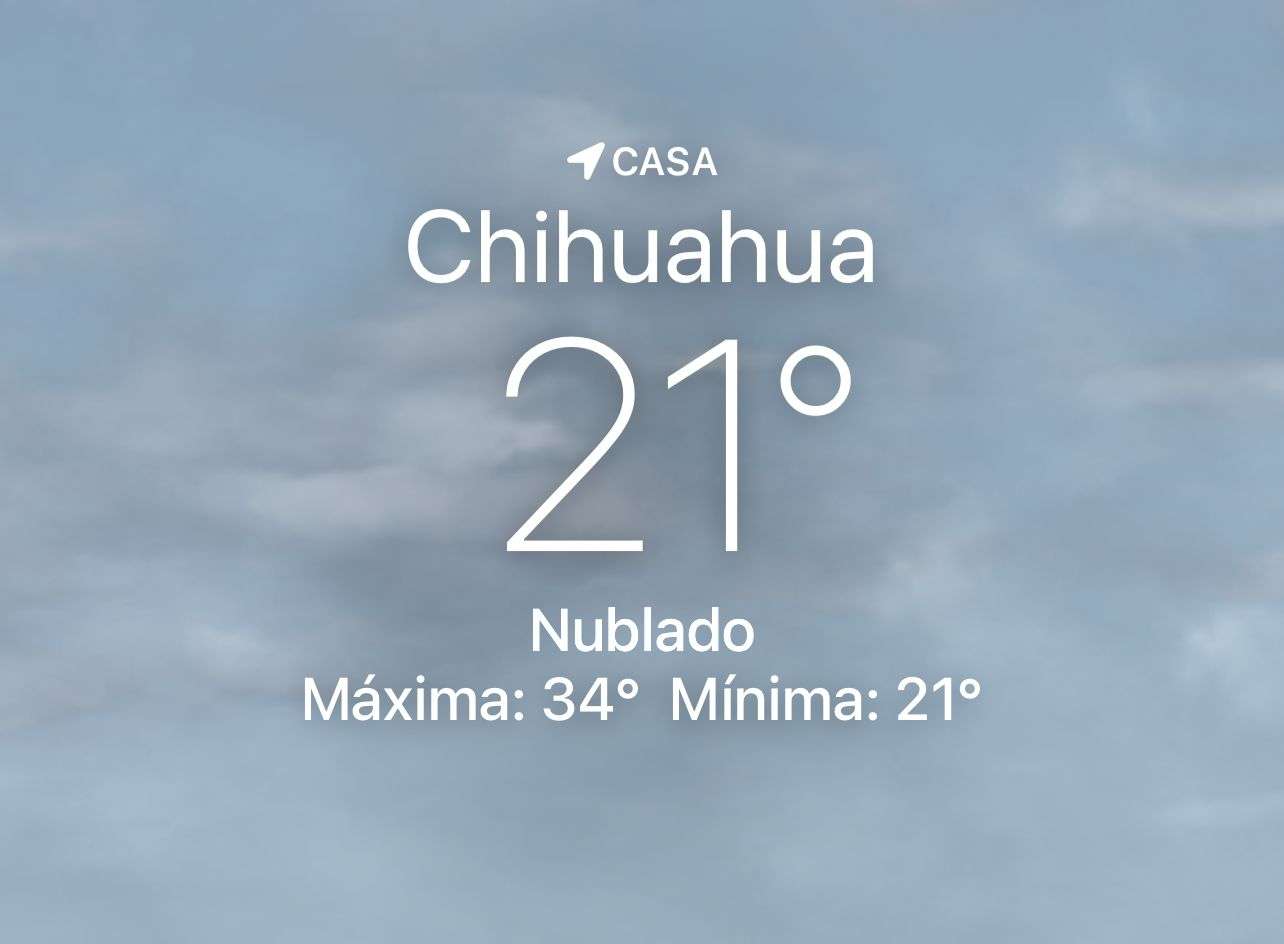 Se espera día nuboso con calorón con 34 grados centígrados 