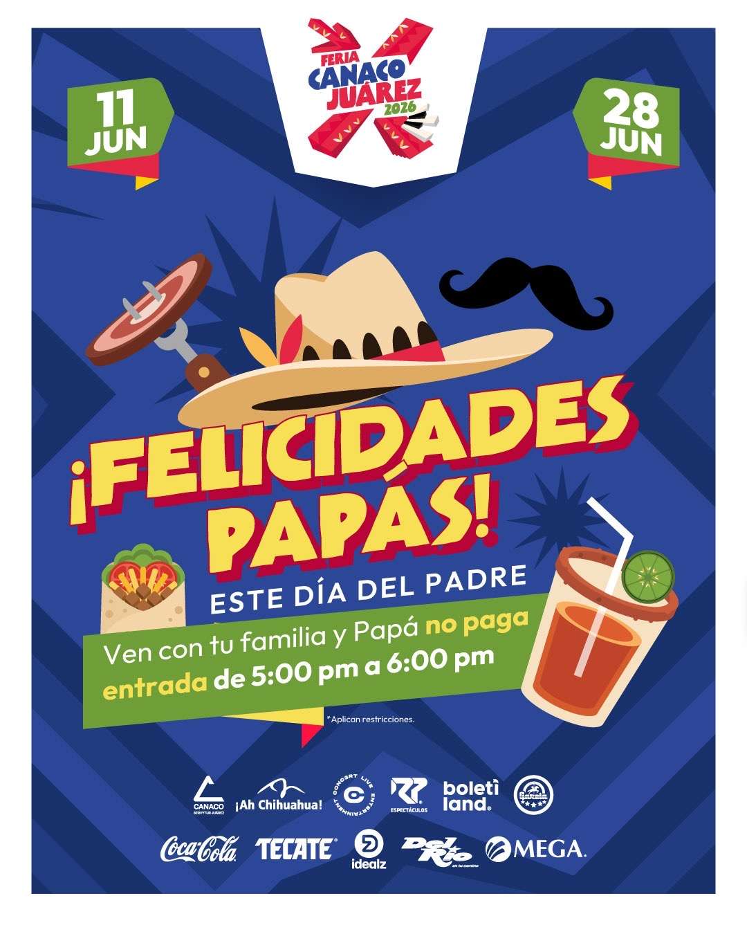 Papás podrán ingresar gratis este domingo a la Feria Canaco