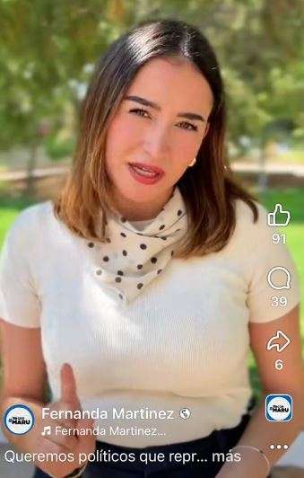 Quien no es capaz de serle fiel a su familia, no puede cuidar un municipio: Fernanda 