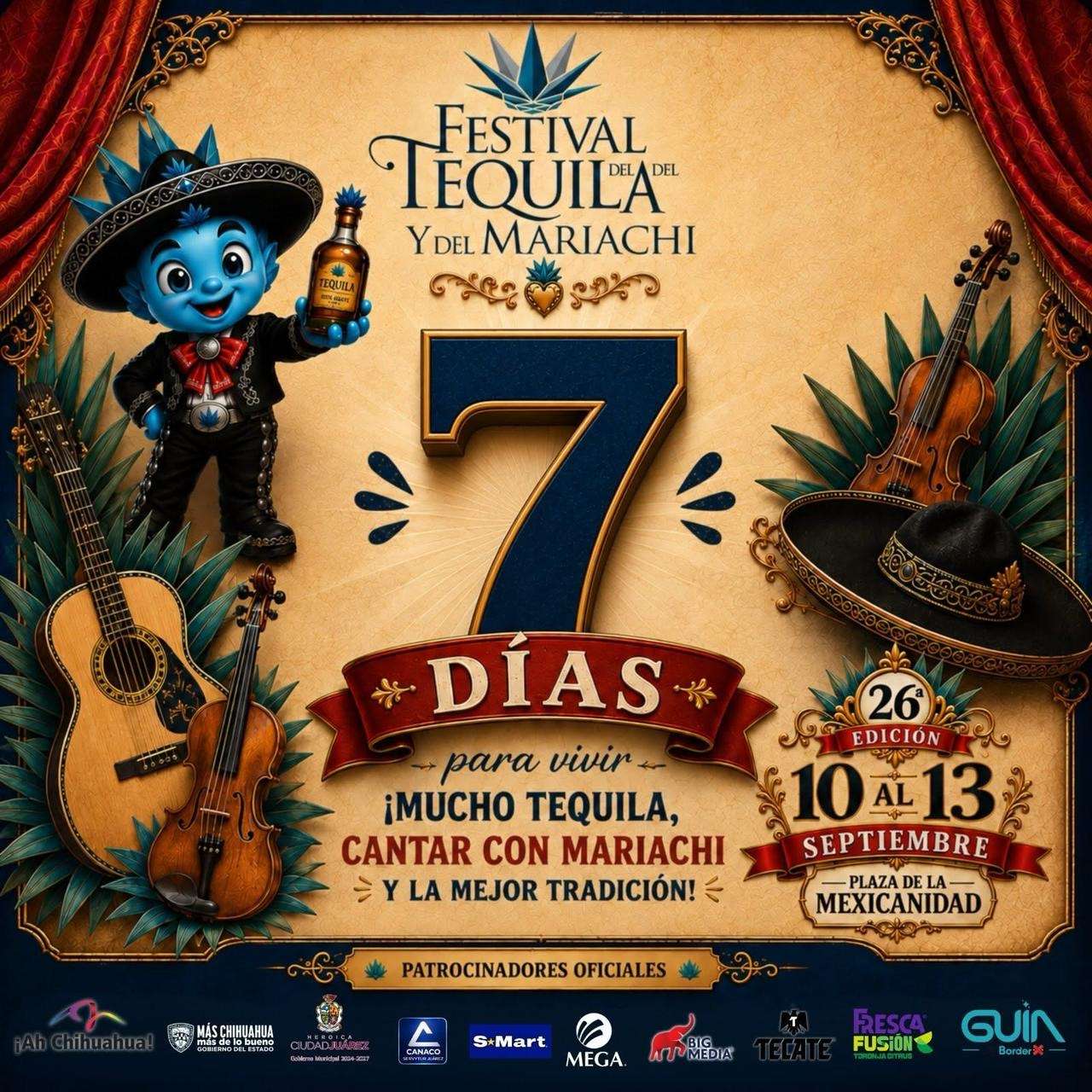 Arranca en siete días el Festival del Tequila y del Mariachi