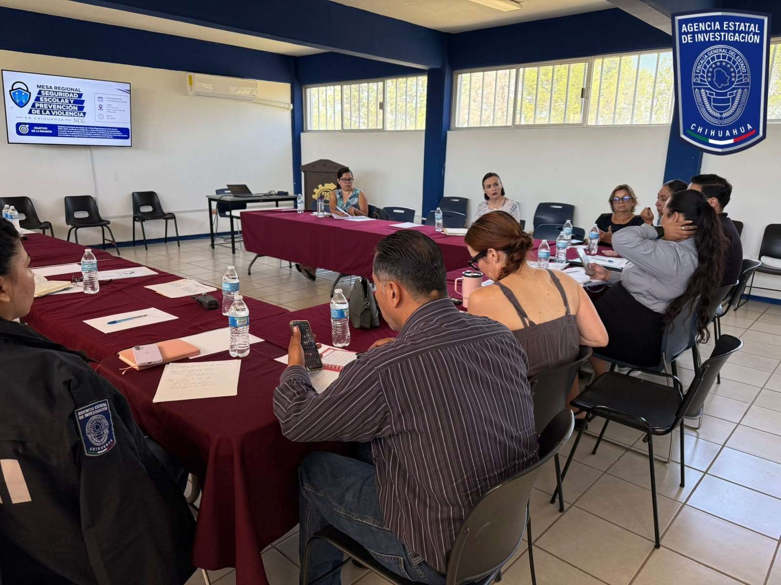 Integra GOECHI primera Mesa de Seguridad Escolar en Nuevo Casas Grandes