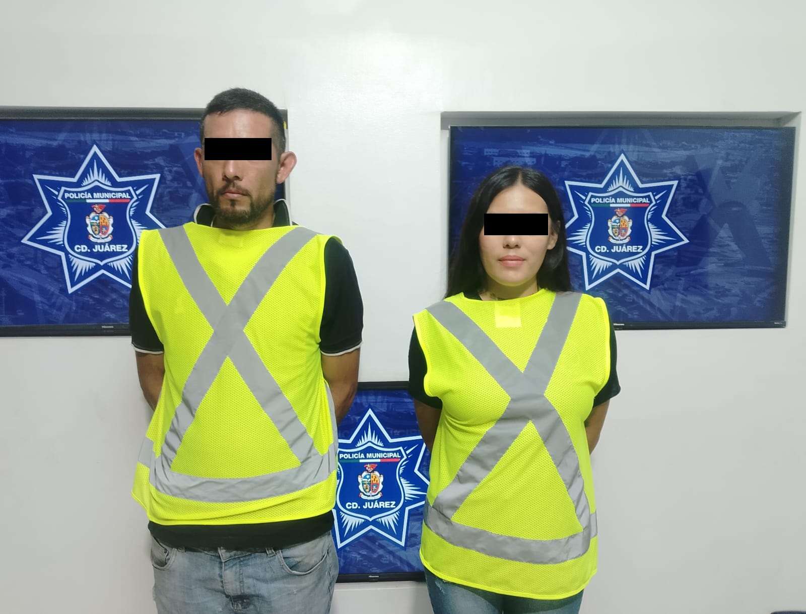 Detienen a hombre y mujer por presunto robo en una maquiladora