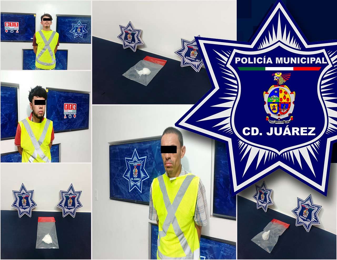 Arrestan a tres narcomenudistas