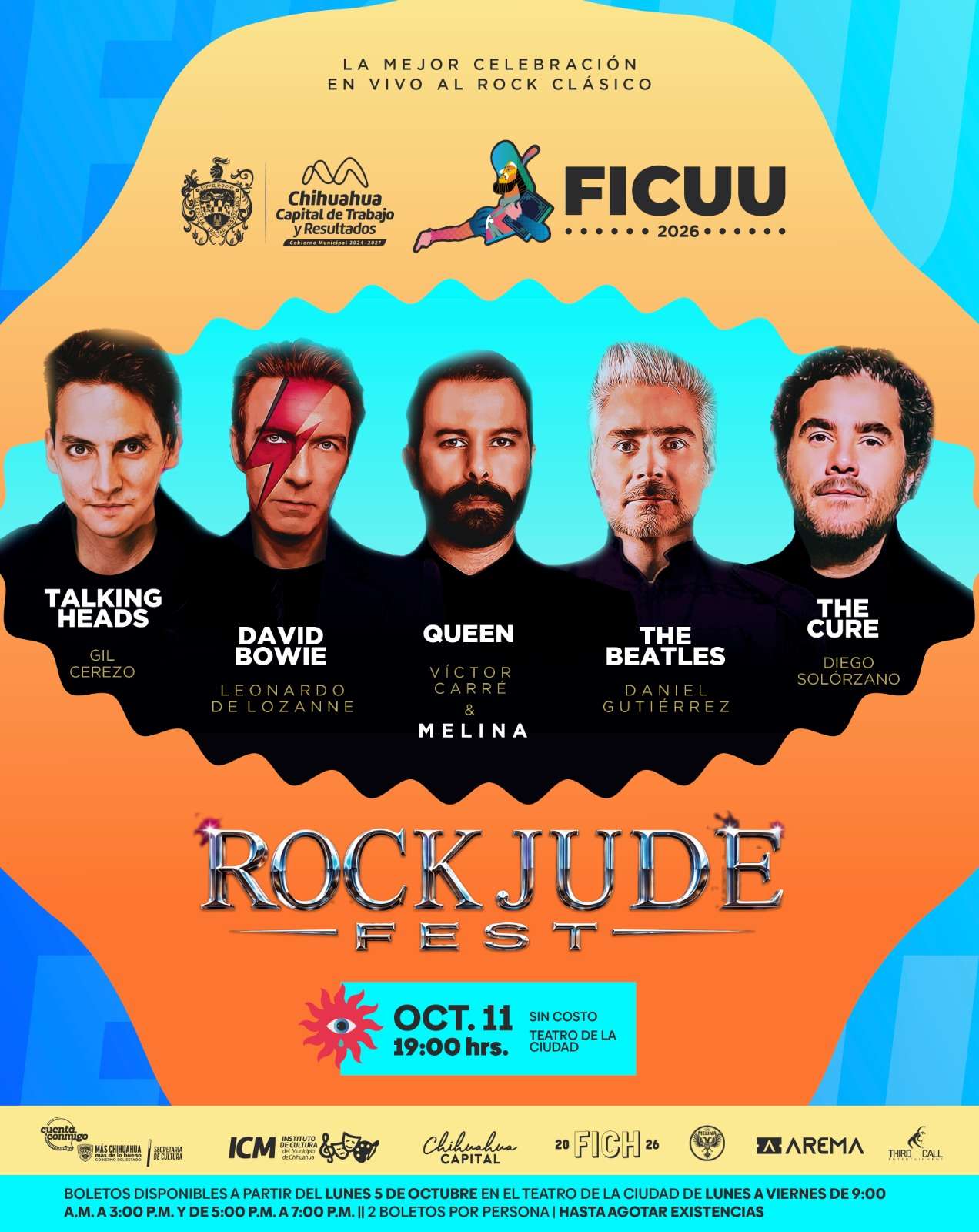 Ofrece Ficuu 2026 tributo gratuito al rock clásico