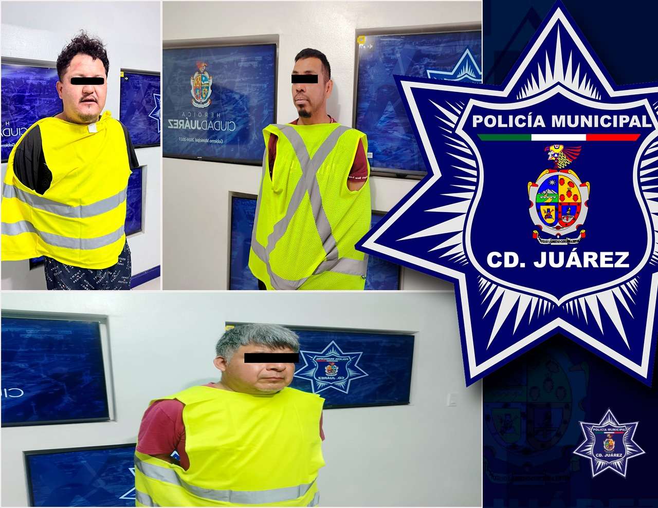 Detienen a tres por violencia familiar 