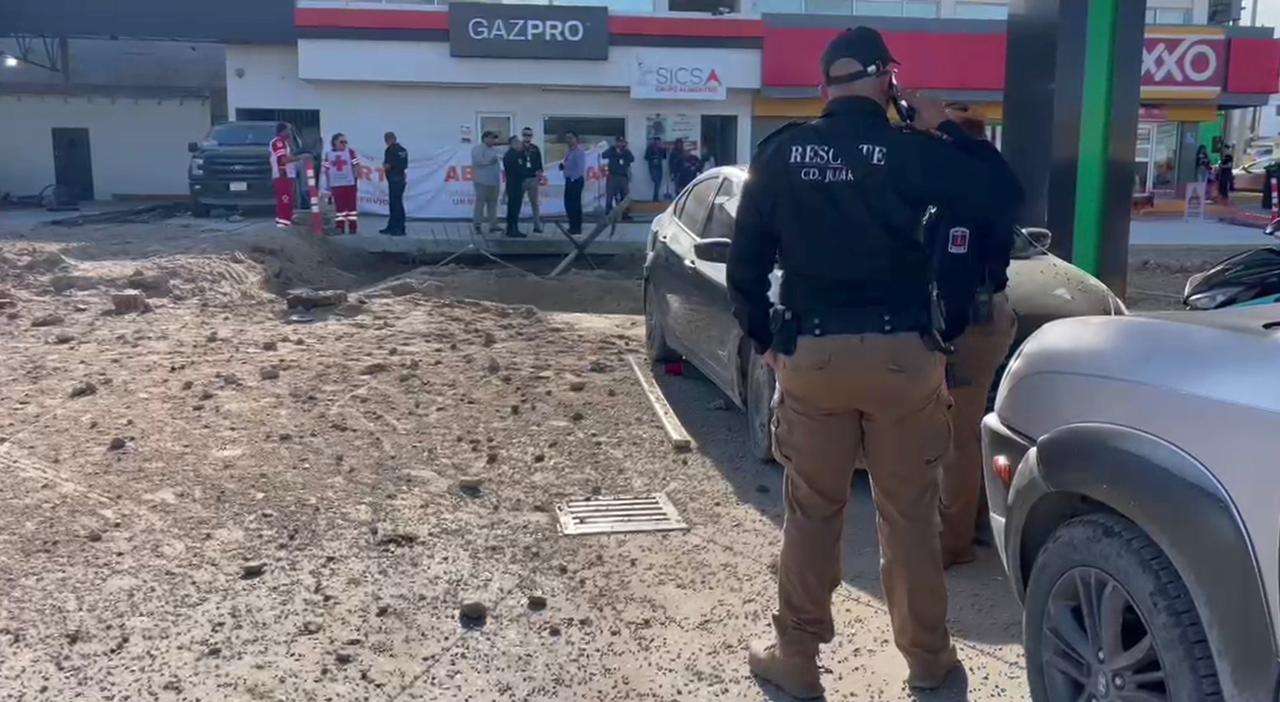 Explota tanque de combustible durante trabajos en gasolinera